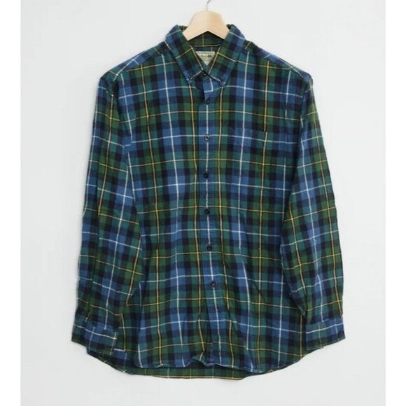 L.L. Bean Other - L.L. Bean Flannel Vintage Plaid Scotch Shirt Large